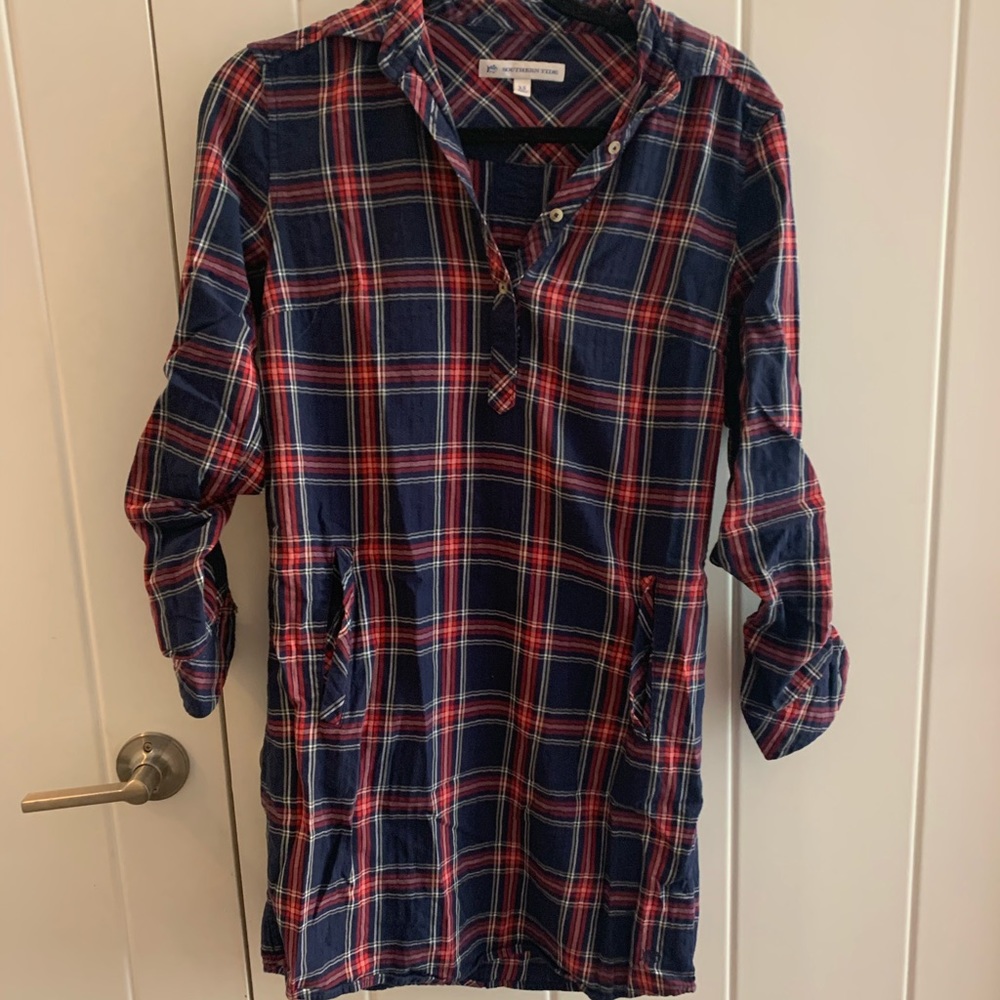 Southern Tide Plaid Dress
